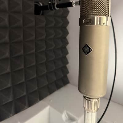 Neumann U47 Long Body #2927 - K47 capsule, VF14M tube, BV08 Transformer, original PSU and Cable 1950s - Chrome Top / Grey Painted Body image 21