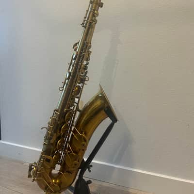 Eastman ETS652 52nd Street Bb Tenor Saxophone 2018 - Present - Aged Unlacquered Brass image 1