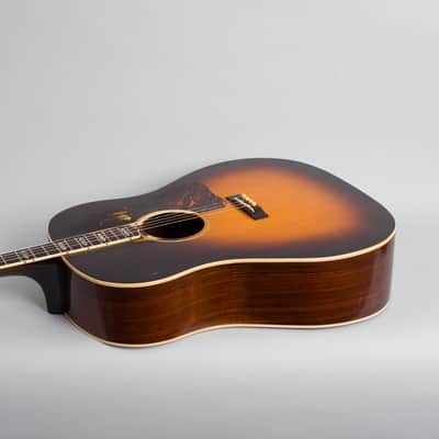 Gibson  Advanced Jumbo Flat Top Plectrum Guitar (1937), ser. #112C, black hard shell case. image 7