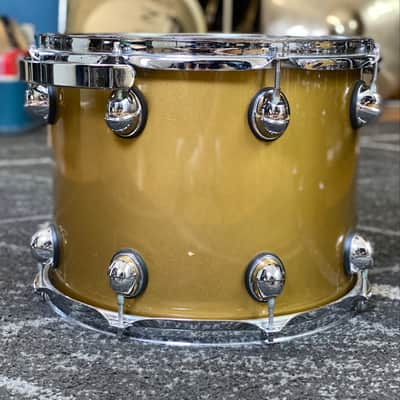 Premier Genista 10/12/14/22 Drum Kit Gold Lacquer - 1998 image 15