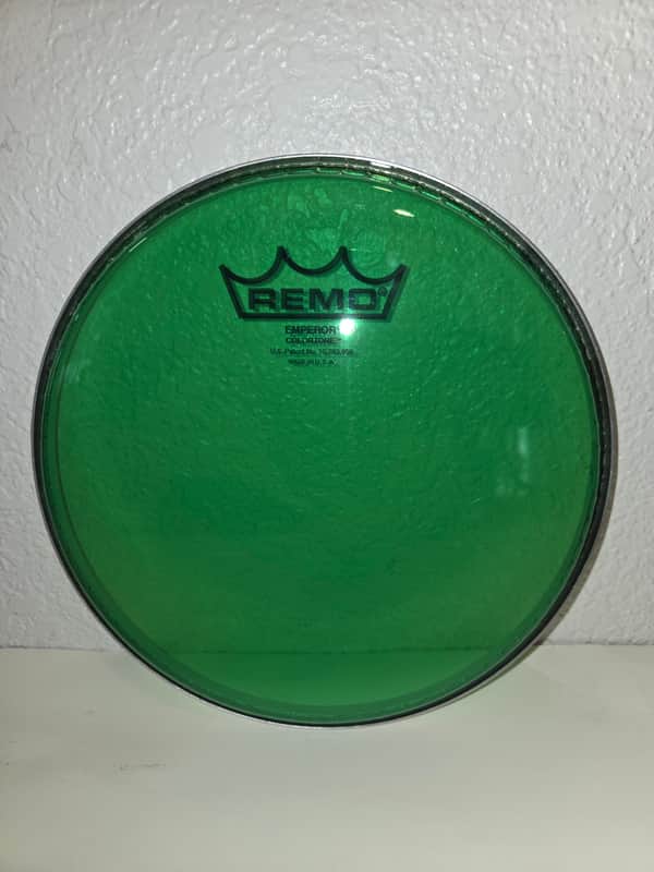 8"REMO Emperor Colortone Clear green drum head image 1