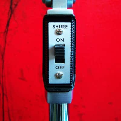 Vintage 1970's Shure 565S Switchable Cardioid Dynamic Microphone Low Z w accessories 565 565SD 566 image 10