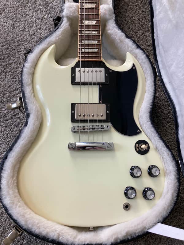 Gibson SG Standard 2013 - Classic White w/upgrades image 1