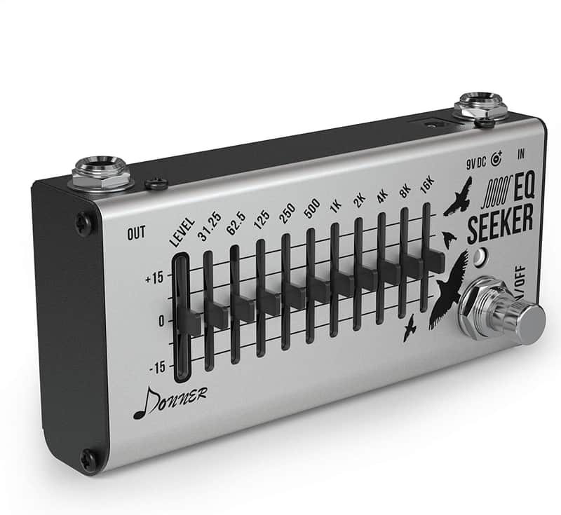 EQ Seeker Ten Band Equalization Guitar Effect Pedal True Bypass by Donner image 1