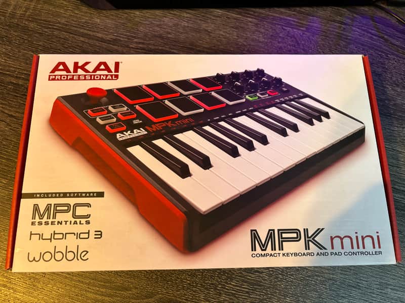 Akai MPK Mini 25-Key MIDI Controller 2012 - 2014 - Black image 1