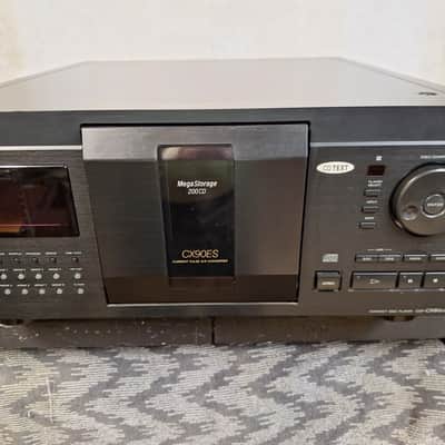 SONY CDP-CX90ES CD PLAYER/200 CD DISC CHANGER WITH REMOTE/WORKING image 1