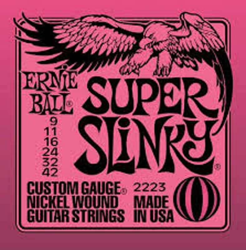 Ernie Ball 2223 Super Slinky Electric Guitar Strings .009-.042 image 1