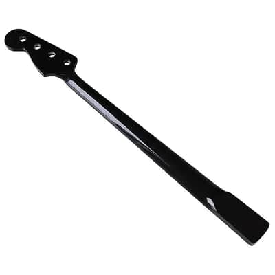 4 String Electric Bass Glossy Black Maple Neck, Rosewood 20 Frets Fretboard image 5