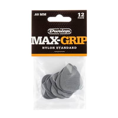 Dunlop - 449P60MM - Nylon Standard Guitar Picks - Max-Grip - Pack of 12 image 2