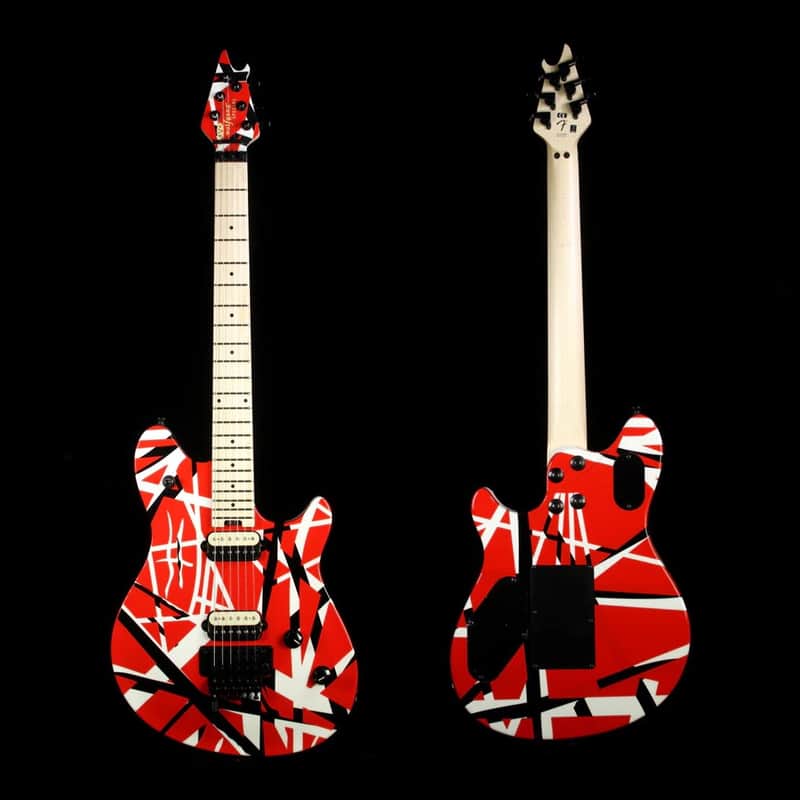 EVH WOLFGANG LIMITED EDITION 2015 - Red - Black - White Striped Eddie Van Halen Custom shop image 1