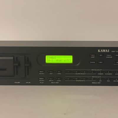 Kawai K4R w/ Rack Ear, Universal power supply & New internal battery Rare16-bit digital synthesizer module rack mount image 2