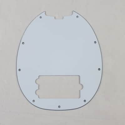 White WBW Scratch Plate Pickguard for Music Man Classic StingRay Bass 4 guitar