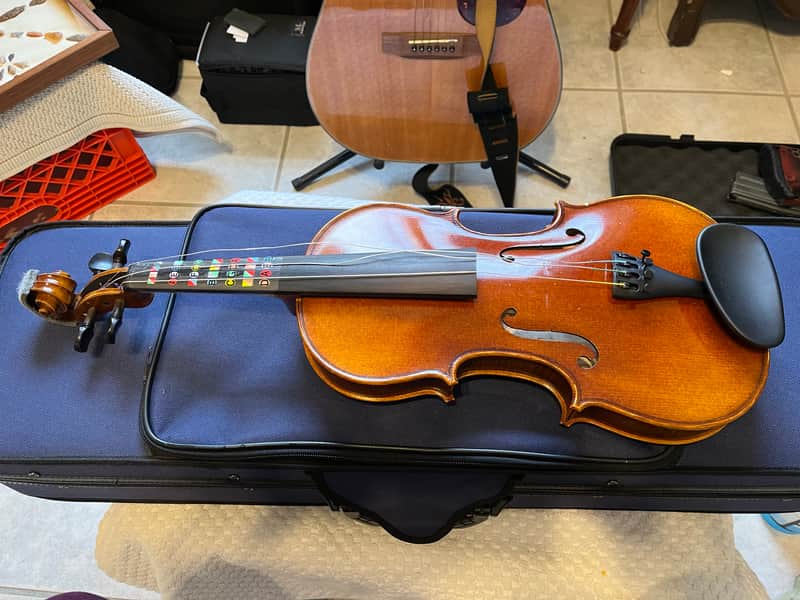 Fiddlerman Concert Violin 4/4 with Holstein 3 Star Bow. image 1
