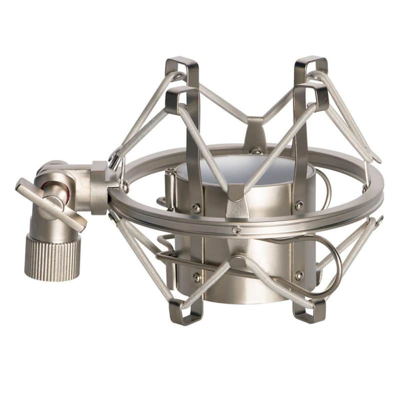 Silver Shock Mount fits Blue Baby Bottle SL, Bluebird SL Microphones image 1
