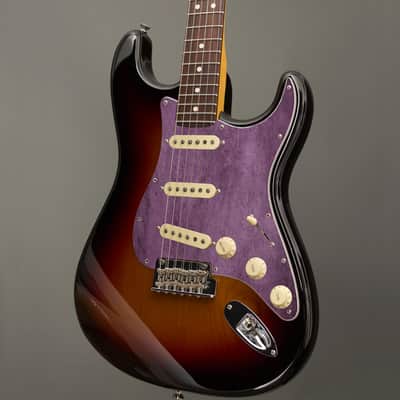 Unique Fender Stratocaster Pickguard SSS  11 holes 3ply (wbw) Custom Stratocaster pickguard - Vino Tinto image 5
