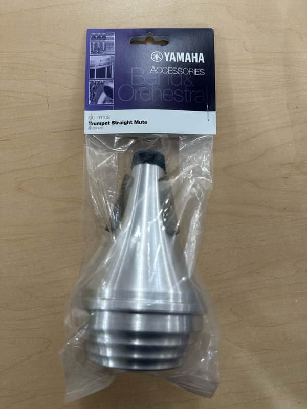 Yamaha MU-TR10S Trumpet Straight Mute 2010s - Silver image 1