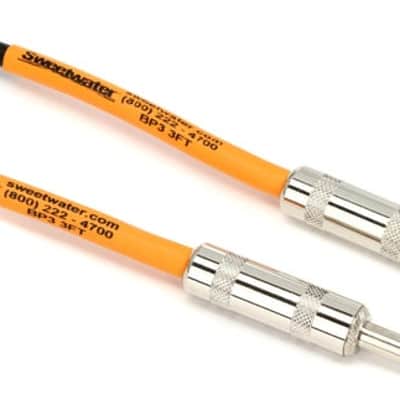 Pro Co BP-3 Excellines Balanced Patch Cable - 1/4-inch TRS Male to 1/4-inch TRS Male - 3 foot image 2
