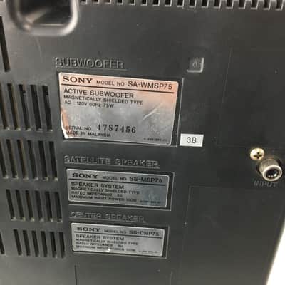 Sony SA-WMSP75 75W Powered Active Single 8" Subwoofer Home Theater Speaker image 5