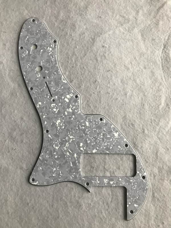 For Fender US Telecaster Thinline/Tele 69 P90 Guitar Pickguard,4 Ply White Pearl image 1