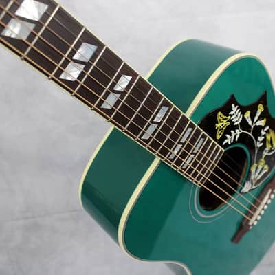 2025 Gibson Hummingbird Standard - Translucent Teal image 11