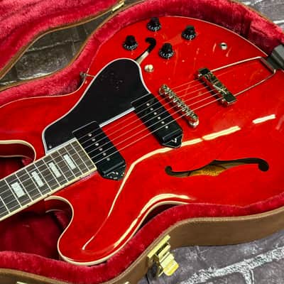 Gibson ES-330 Thinline Hollowbody P90 60s Cherry New Unplayed Auth Dlr 6lb3oz #179 image 13