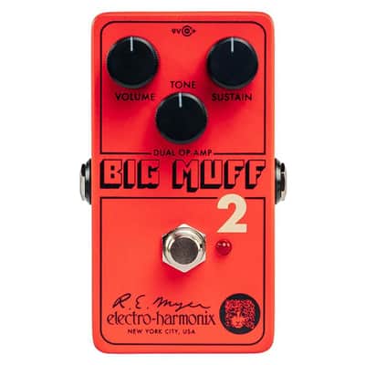 Electro-Harmonix / JHS Nano Big Muff 2 Dual Op-Amp Fuzz 2025 - Present - Red image 1