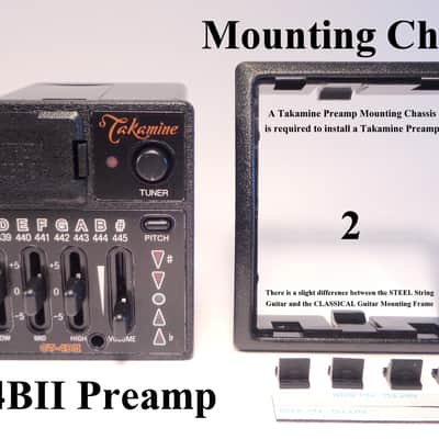 Takamine DIY UpGrade Kit CT4BII Preamp / TP0808C Output Jack Assembly / TP0821 Preamp Mounting Frame / TP0807 Palathetic Pickup image 3
