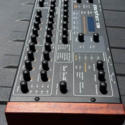 Dave Smith Instruments Prophet 08 PE Desktop 8-Voice Desktop Synthesizer 2012 - 2016 - Black with Wood Sides image 2
