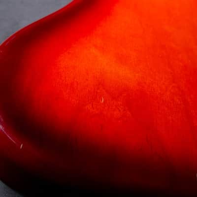 Tokai AJB118 Jazz Bass MIJ Trans Red Burst Ash Lightweight 8lb Made in Japan image 22