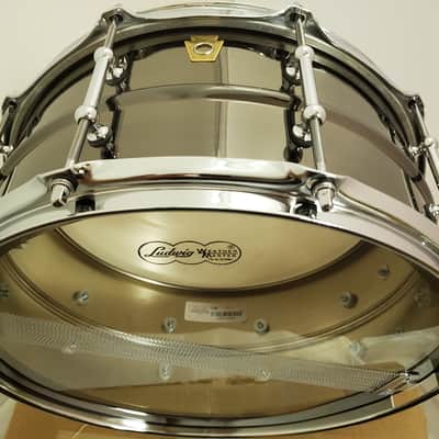 Ludwig *Pre-Order* Black Beauty 6.5x14" Smooth Shell Brass Snare Drum w/Tube Lugs | LB417T | NEW | Made in USA | Special Order | Authorized Dealer image 10