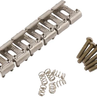 Fender Road Worn Aged Stratocaster Bridge Saddle Kit, 0997203000 image 3