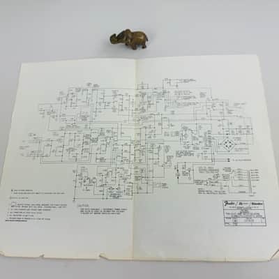 Fender 75 Lead Amplifier Owner’s Manual & Schematic Set 1981 image 8