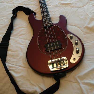 Ernie Ball Music Man SUB Bass 4 (Passive USA Stingray) Textured Cinnamon - Worldwide Shipping image 4