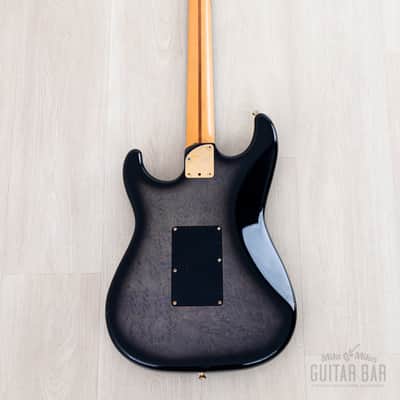 1990 Fender Pro Feel Stratocaster STR-680 SSH Blueberry Sunburst w/ Floyd Rose, Japan MIJ Fujigen image 3