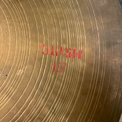 Paiste 16" 2002 Crash Cymbal 1980 - CRACKED image 3