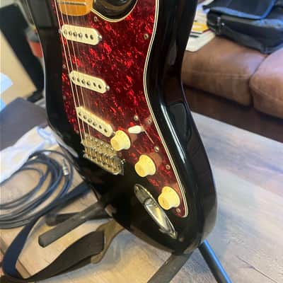 Fender Stratocaster 1994 - Black/Tortoise shell pick guard image 7