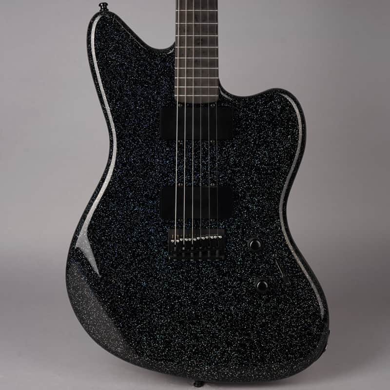 Warmoth Custom Jazzmaster - Black Holo Flake w/SKB HSC