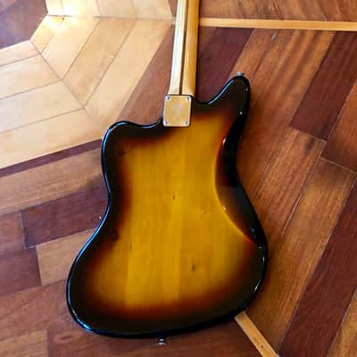 Squier by Fender Vintage Modified Jaguar Electric Guitar, Sunburst image 15