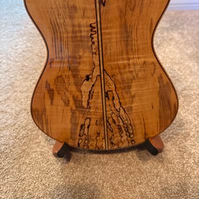 Hozen Green Label German Spruce/Spalted Maple Tenor Ukulele 2026 image 6