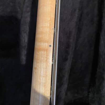 Carvin B4 Electric Bass 4 String  with Active Electronics!  AS~New and in Minty.  2005 - Sea Foam Green, Maple, Abalone, Custom Made cap'n Mike Model.  OHSC and all paperwork.  Killer Bass! image 10