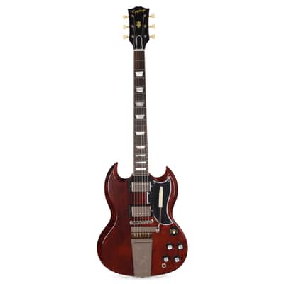 Epiphone Inspired by Gibson Custom 1964 SG Standard Reissue Cherry Red w/Maestro Vibrola image 4