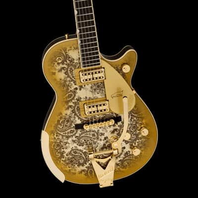 Gretsch Limited Edition G6134TG Paisley Penguin Gold Paisley With Case image 3
