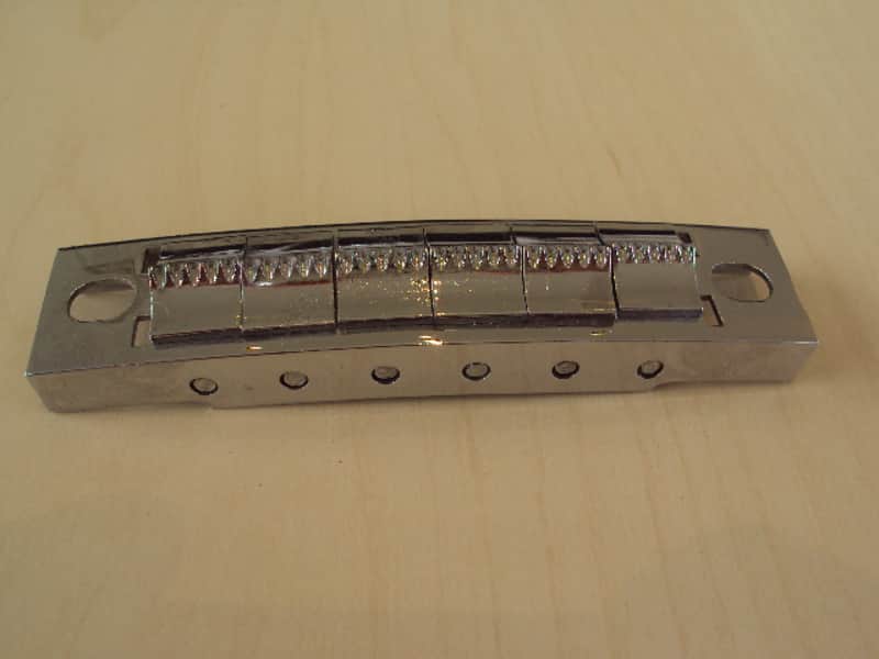 WEM/Wilson/Hopf 1960's Chrome guitar bridge image 1