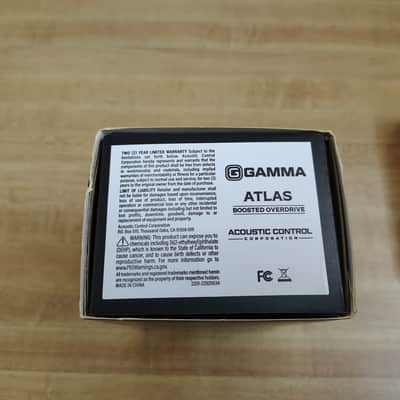 GAMMA Atlas Boosted Overdrive Guitar Effects Pedal - Orange image 2