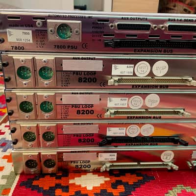 API Summing Mixer System 7800, 8200 x4, L100 Power Supply - All Cabling image 7
