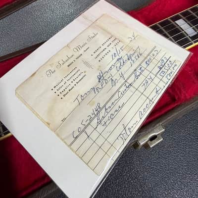 Gibson les paul black beauty Vintage 1972/73 w/ Original Receipt, Case & Paperwork image 2
