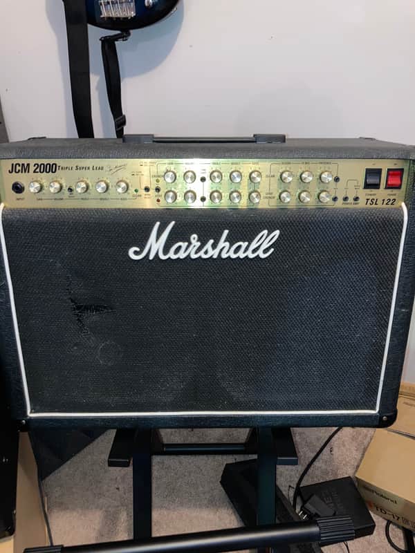 Marshall JCM 2000 TSL 122 Triple Super Lead 3-Channel 100-Watt 2x12" Guitar Combo 2000s - Black image 1