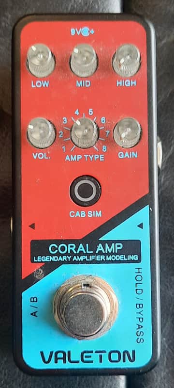 Valeton CRL5 Legendary Coral Amp Modeler Pedal image 1