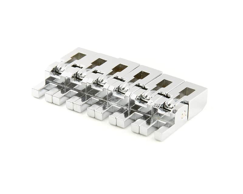 Genuine Floyd Rose FRS2BSSC Special Series Bridge Saddles Set - CHROME image 1