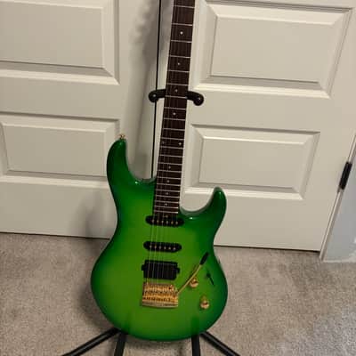 Ernie Ball Music Man Luke 4 HSS 2026 - Emerald Green Busrt image 1